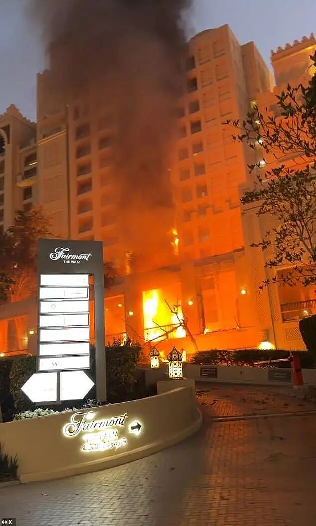 迪拜唯一七星级帆船酒店被破坏,最高建筑哈利法塔险被攻击,大批游客逃离,中东一团乱(组图) - 5