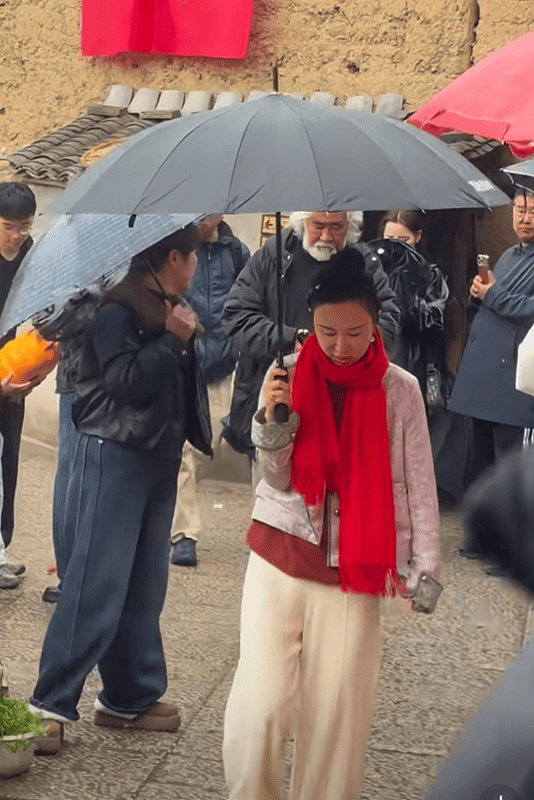 张纪中陪娇妻出游力不从心，杜星霖离老公2米远（组图） - 3