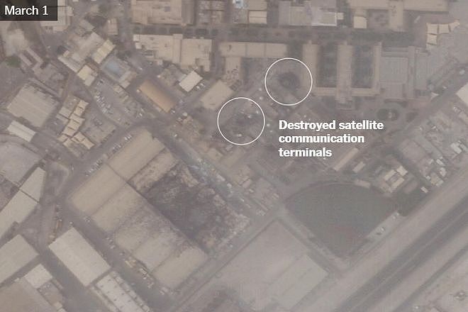 卫星图像曝光！至少7座美军基地通信系统受损（组图） - 1