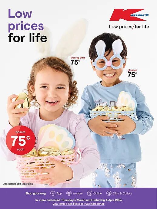 【Kmart】最新一期,复活节专场的优惠目录(组图) - 1