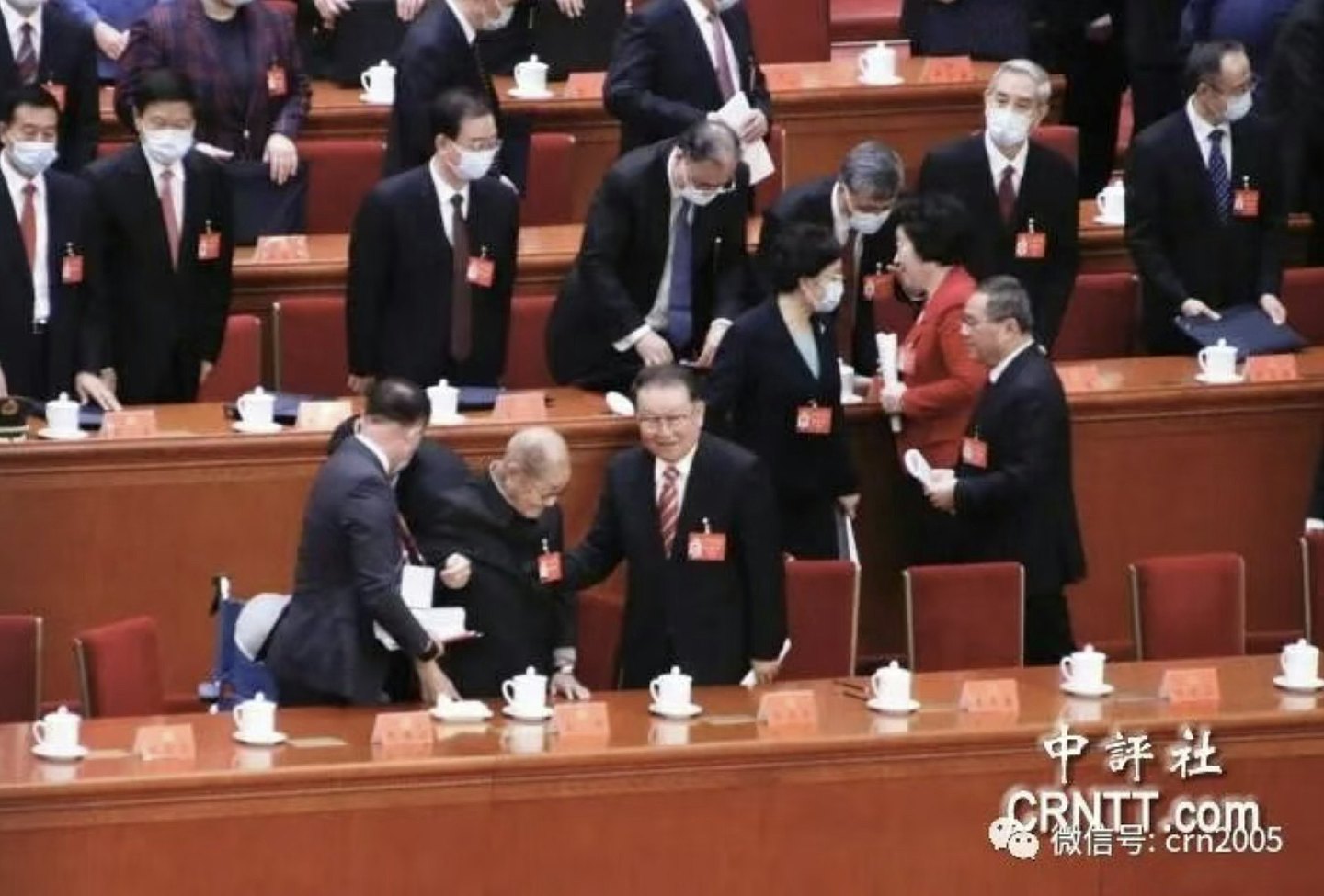 宋平逝世：最后一次公开露面！著中山装最高龄元老身份出席二十大（组图） - 6