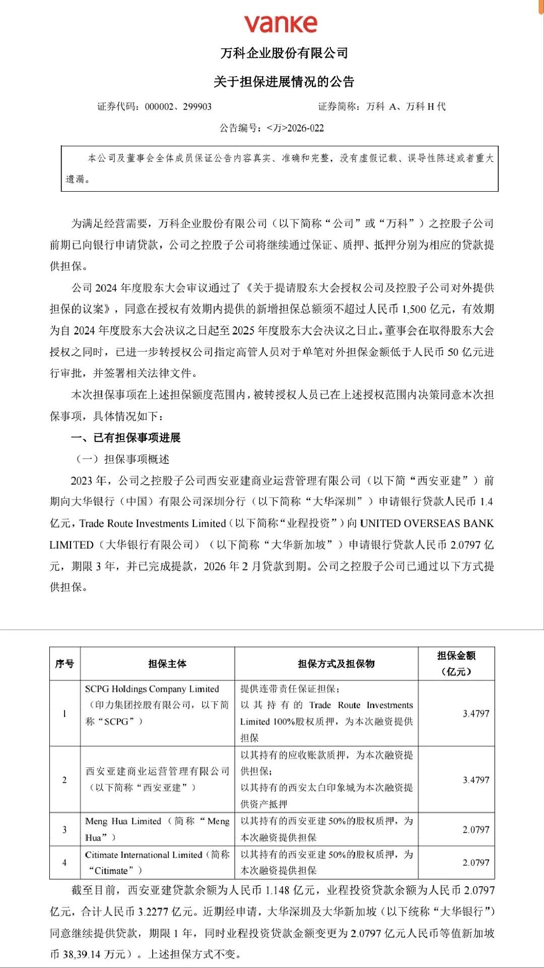 万科突发消息,近千亿潜在债务曝光(组图) - 3