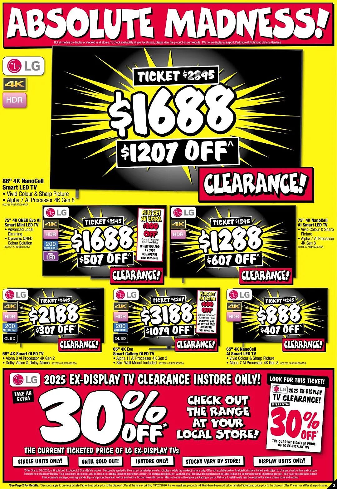 又一个“疯狂周期”!【JB Hi-Fi】3月5日至18日 优惠目录(组图) - 3