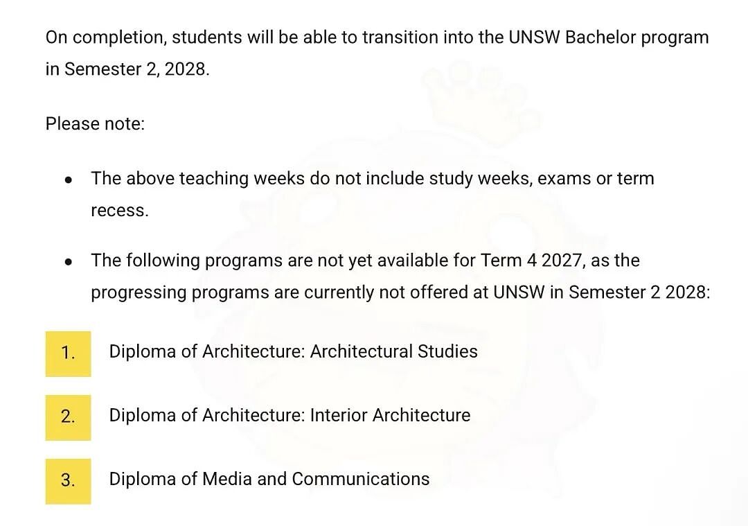 【留学申请】UNSW重磅！新增T4学期，Diploma学制改革！商科名额告急，先到先得！（组图） - 4