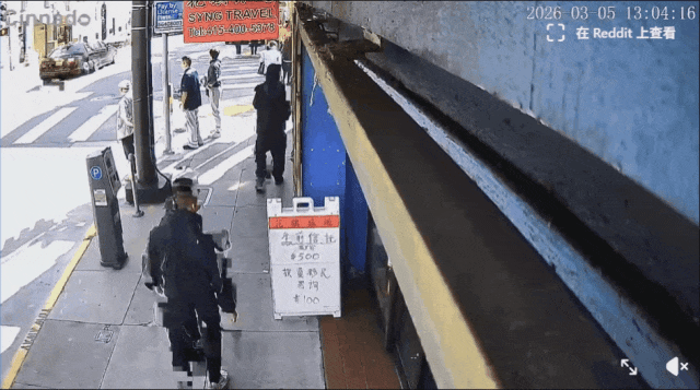 令人毛骨悚然！唐人街白天突发随机捅人事件，监控拍下全过程！（组图） - 3
