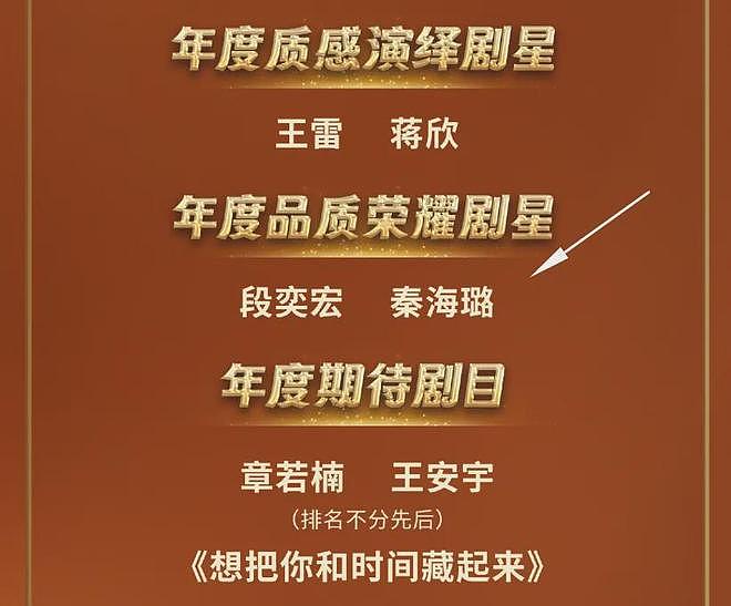 杨幂视后梦碎了?《生万物》除女主之外全员拿奖,秦海璐缺席都有(组图) - 19