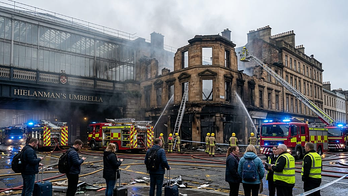 英国地标突发大火坍塌！整整烧了16个小时，交通中断，全面关闭...（组图） - 7