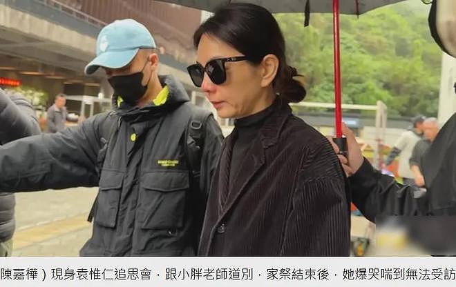 众星送别袁惟仁，前妻陆元琪露面表示不再怨恨，Ella哭到说不出话（组图） - 15