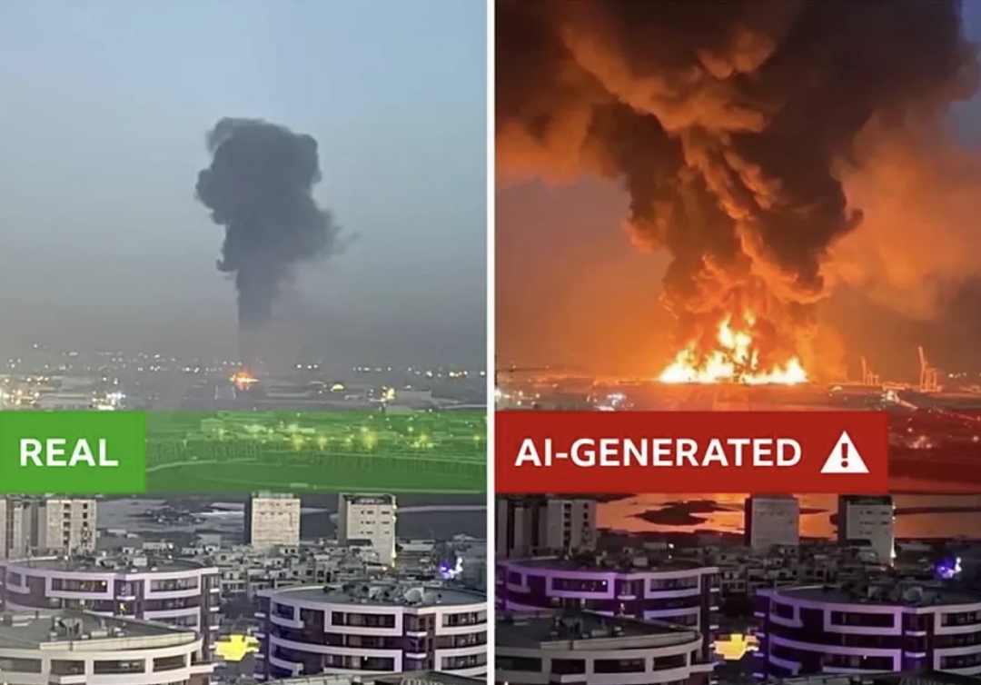 中东冲突引爆AI假视频产业？有人以此起号牟利，播放量暴增引担忧（组图） - 7