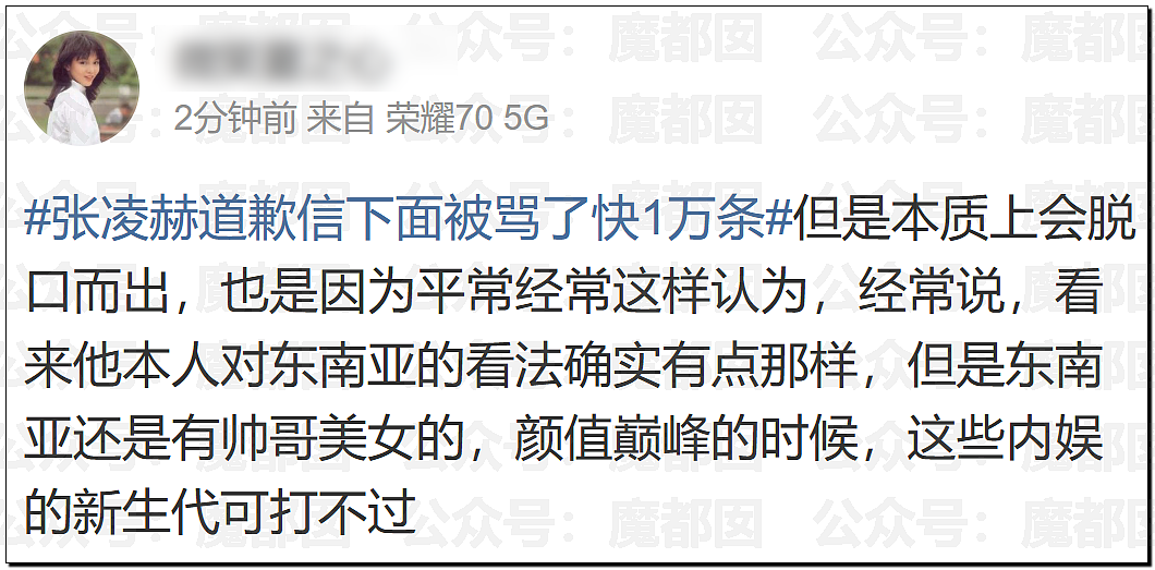 顶流男星张凌赫疑似陷入歧视东南亚风波！紧急道歉！（组图） - 37