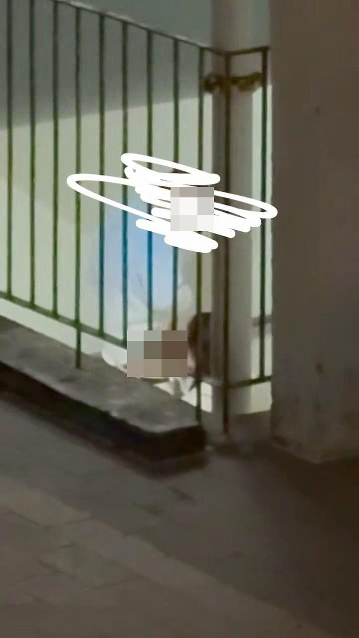 公屋活春宫,男女在楼梯公然口交!女方1动作超狂,目击者爆更震撼内幕(视频/组图) - 4