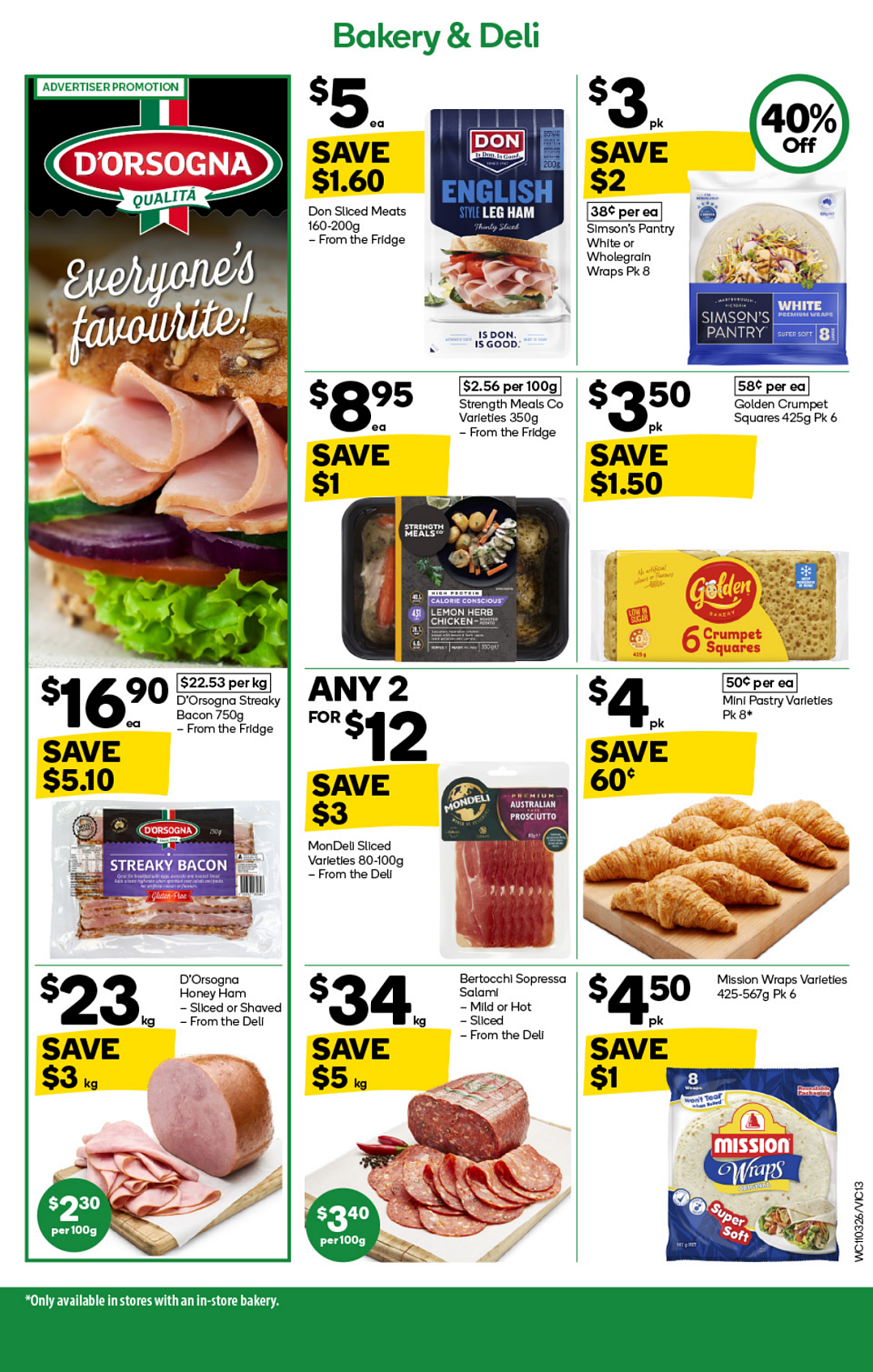 【Woolworths 3月11日-3月17日打折】鸡胸、羊排、牛排、虾都大促（组图） - 13