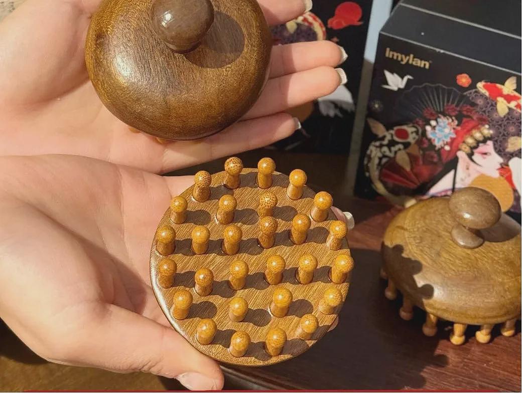 常梳头好处多！这把檀木按摩梳：疏通头部经络，促进血液循环，维护头发和头皮健康（组图） - 7