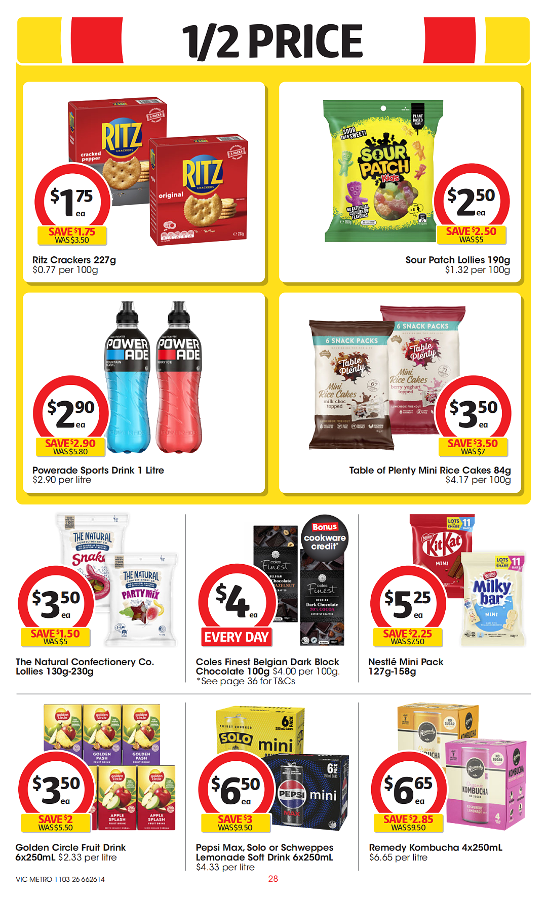 【Coles 3月11日-3月17日最新打折目录】网红牛肉干又双叒半价了(组图) - 28