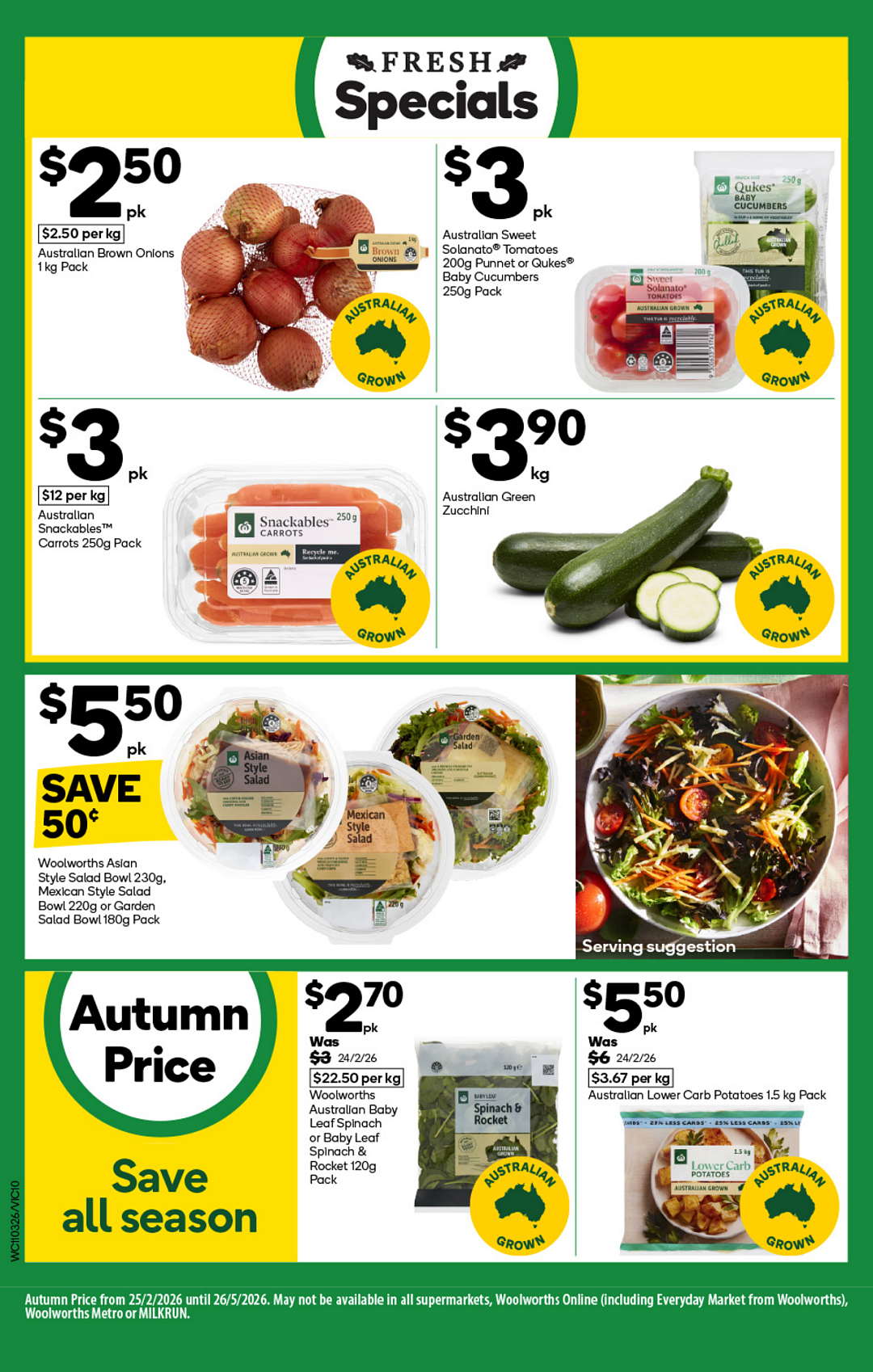 【Woolworths 3月11日-3月17日打折】鸡胸、羊排、牛排、虾都大促（组图） - 10