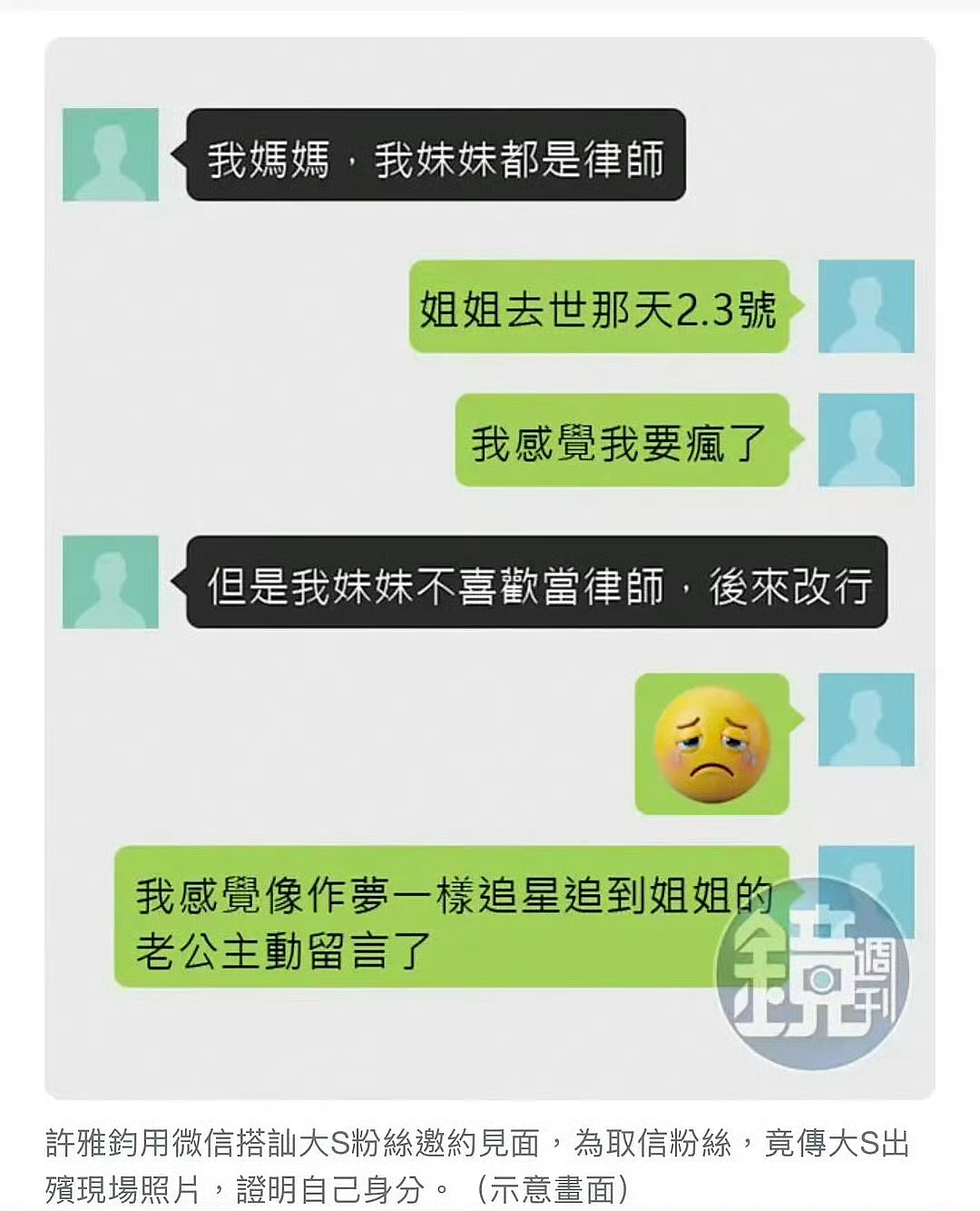 热搜爆了！小S老公许雅钧私发大S出殡照“撩粉”引爆舆论！对方公布聊天截图后立即被拉黑！S妈力挺女婿（组图） - 2