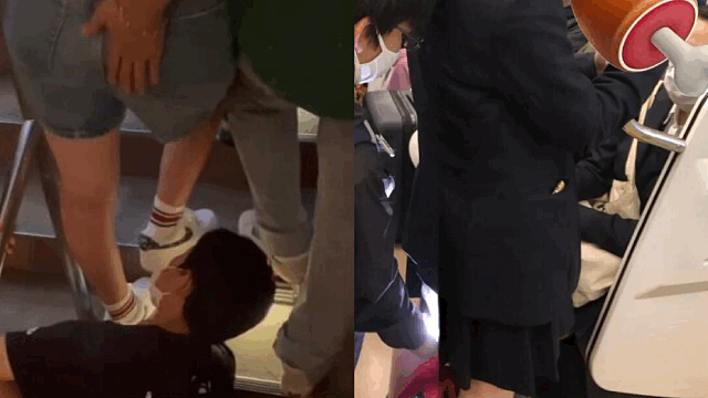 日网爆了!一小学生开闪光灯偷拍女生裙底!攀比偷拍成果,用AI脱光女同学衣服!(组图) - 1