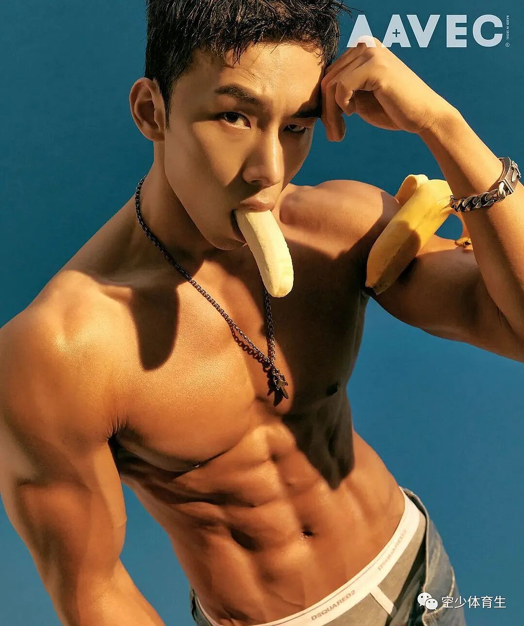 单眼皮帅哥,小麦色腹肌男友力爆棚(组图) - 3