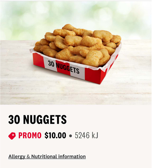 30个Nuggets今天特价！KFC近期优惠集锦（组图） - 1