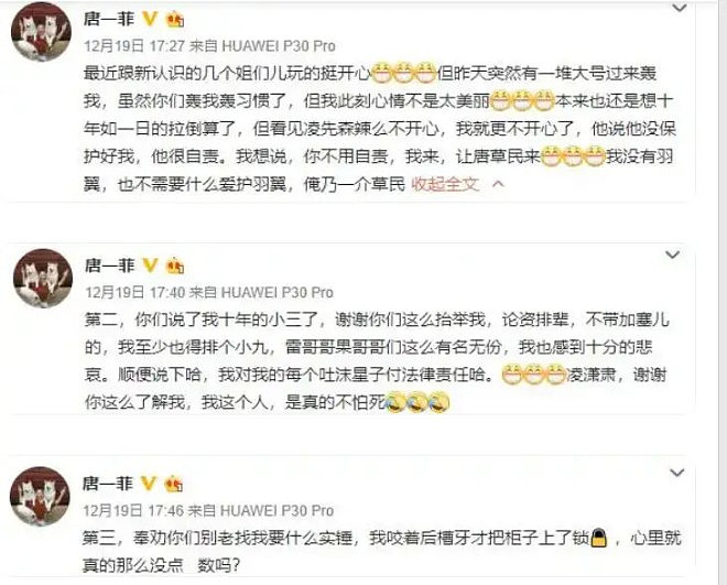 凌潇肃姚晨当年离婚!唐一菲社媒惨遭网暴....(组图) - 5