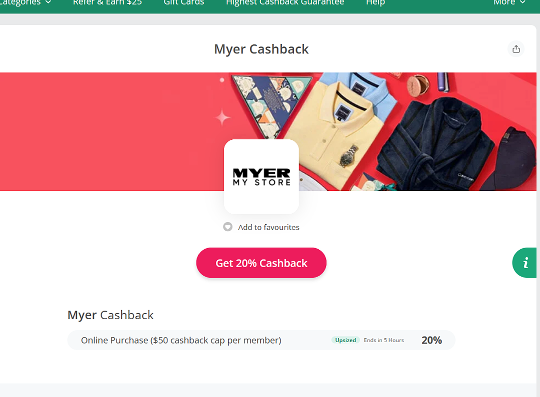 季中大促继续！【Myer】今天再减20%（组图） - 1