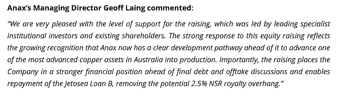 【异动股】西澳铜矿开发商Anax Metals (ASX:ANX)1000万澳元配售获至源控股(0990.HK)(组图) - 3