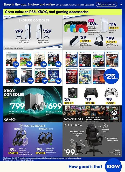 【Big W】3月25日，市场最新满减折扣码和目录（组图） - 12