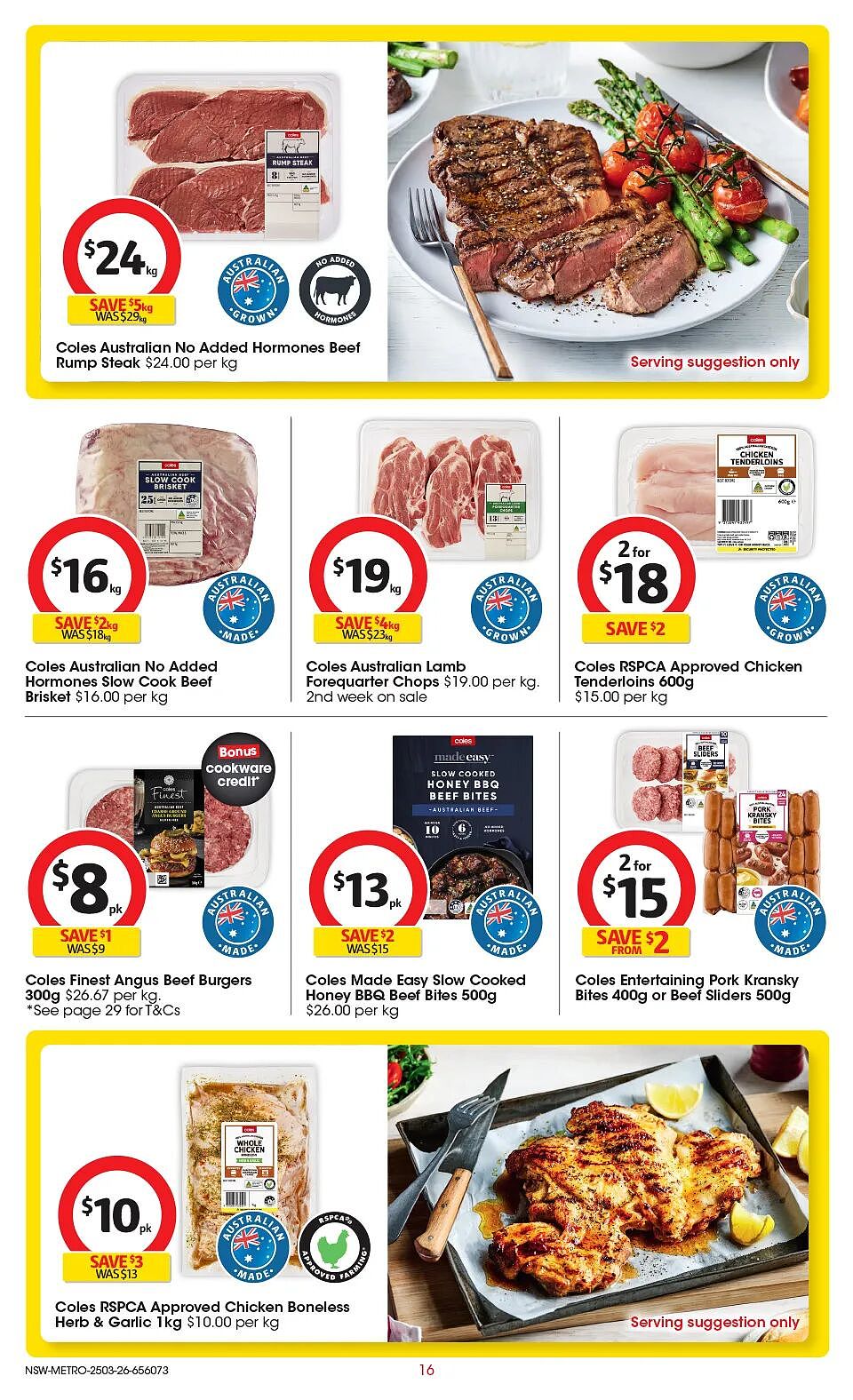 3月25日开始!Coles最新半价商品出炉!冷冻去尾熟虾仁可以冲(组图) - 16