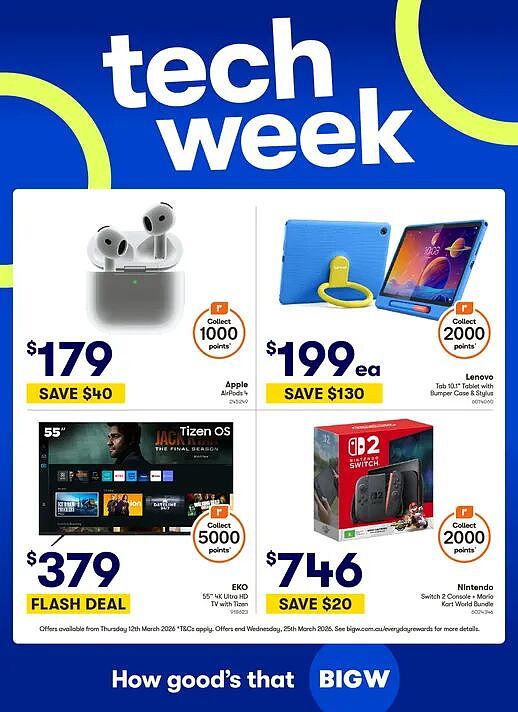 【Big W】3月25日，市场最新满减折扣码和目录（组图） - 2