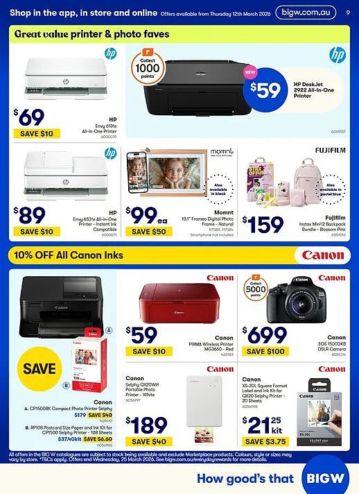 【Big W】3月25日，市场最新满减折扣码和目录（组图） - 10