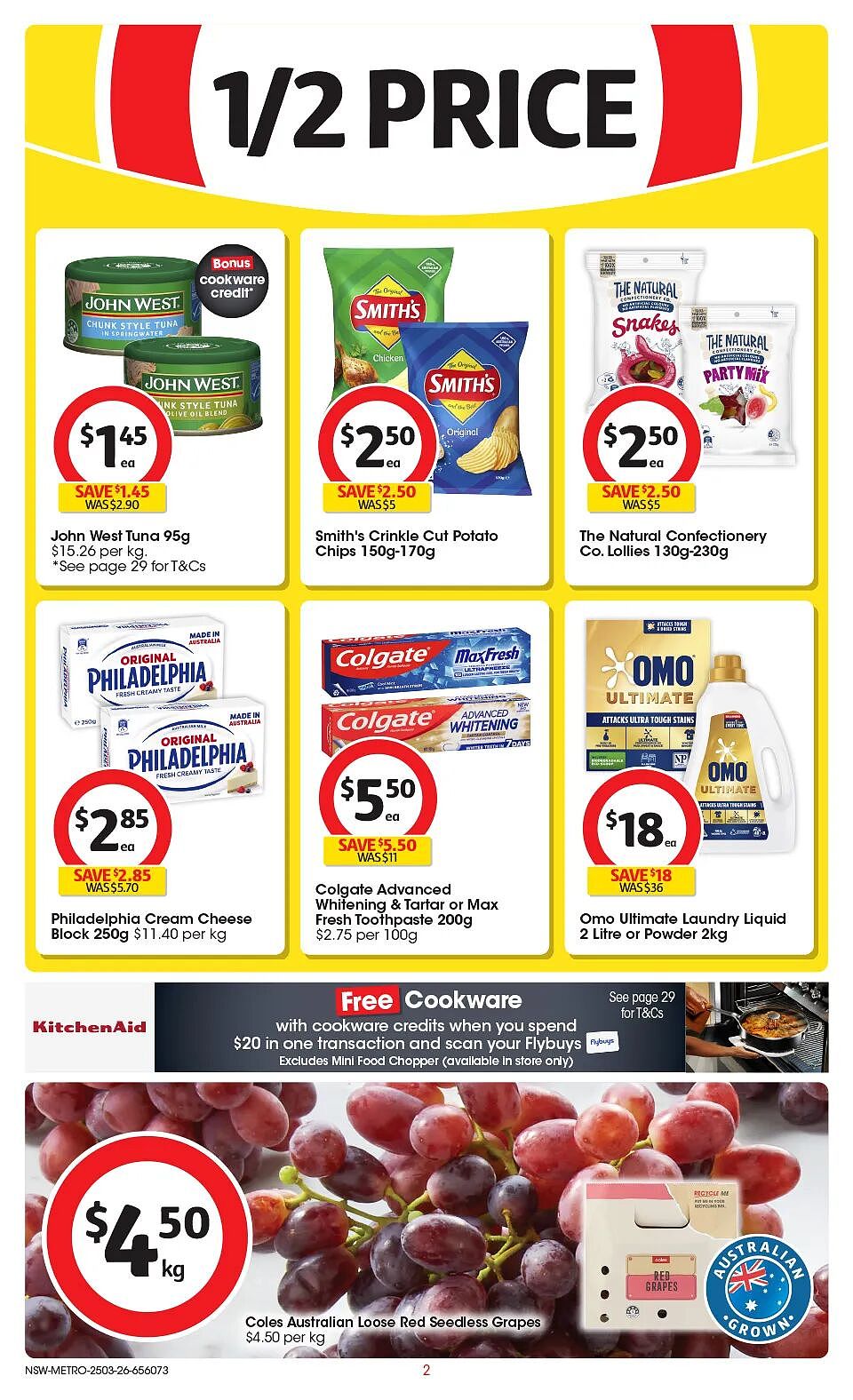 3月25日开始!Coles最新半价商品出炉!冷冻去尾熟虾仁可以冲(组图) - 2