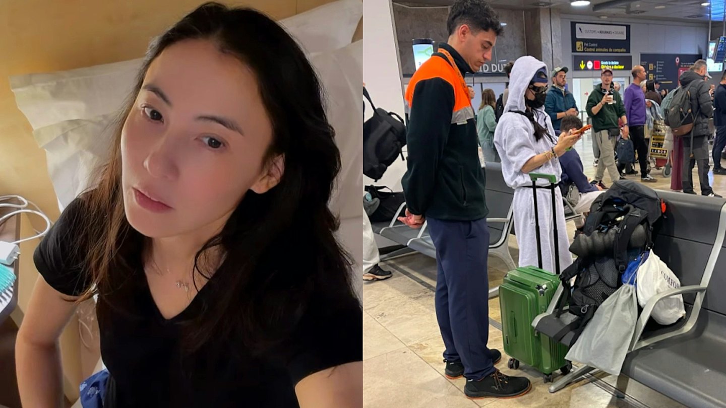 我没时间铺床单,所以铺垃圾袋!张柏芝飞西班牙探二儿子,竟用“它”铺床睡觉(组图) - 1