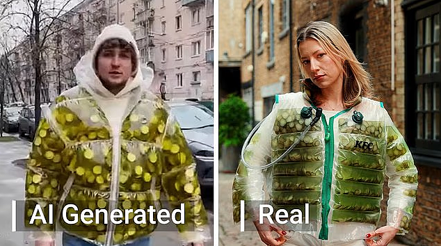 看不懂但大受震撼!肯德基设计了一件“酸黄瓜羽绒服”,能穿还能喝,全球只此一件!网友:疯狂星期四就穿它(组图) - 12