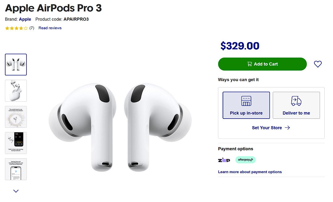 【Officeworks】苹果3代AirPods Pro耳机特卖(组图) - 1