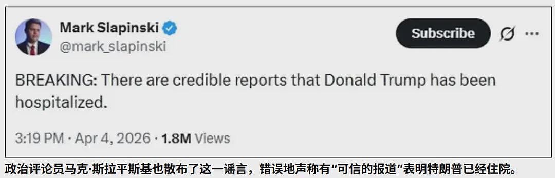 特朗普病重住院、已经去世？ 白宫回应！ 霍尔木兹海峡再传大消息（组图） - 6