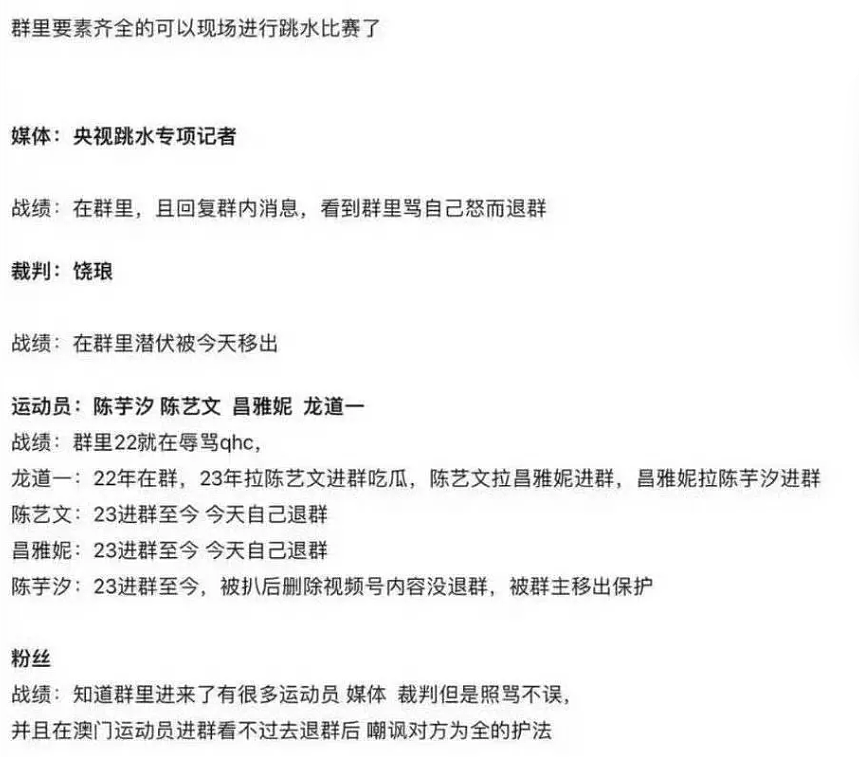 全红婵报警了!百人微信霸凌群造谣做鸡,陈芋汐也在群里(组图) - 5