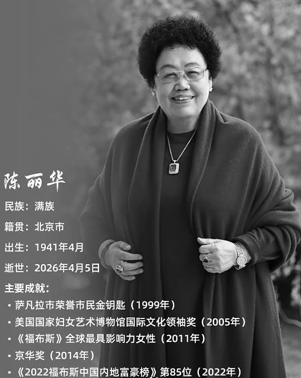 陈丽华告别仪式，马德华掩面哭泣，朱军白岩松胸前戴白花悼念（组图） - 1