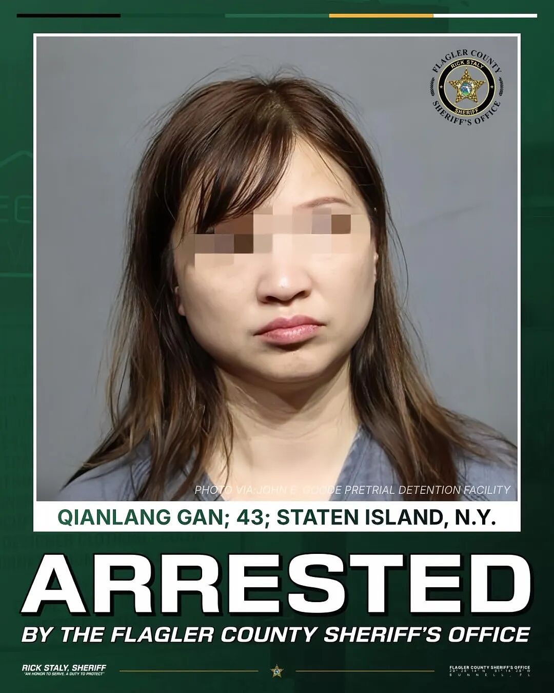 华人女子盗刷信用卡被通缉，竟早已在监狱！刑满还将被遣返（图） - 1