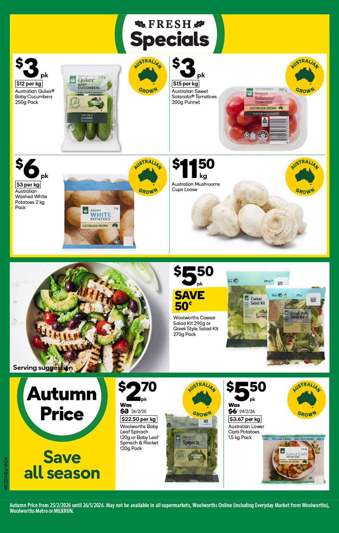 Woolworths最新打折目录!橄榄油、火腿、椰水半价(组图) - 14
