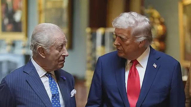 特朗普接受BBC访问：英国国王访美“绝对”有助修复英美关系（组图） - 1