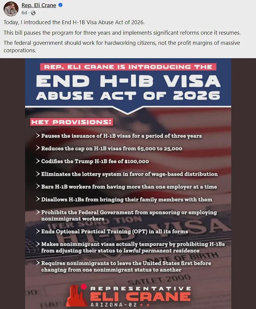 越来越难了！美国国会拟冻结H-1B三年，移民路径或生变，影响百万在美移民（组图） - 4