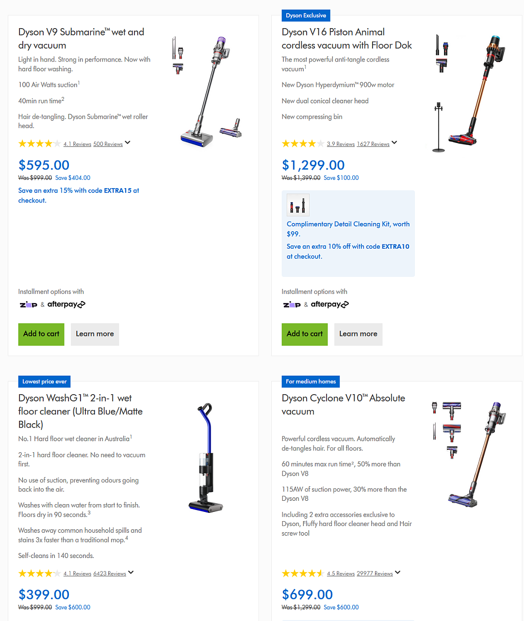 好机会!【Dyson】澳洲官网 最新折上折(组图) - 1