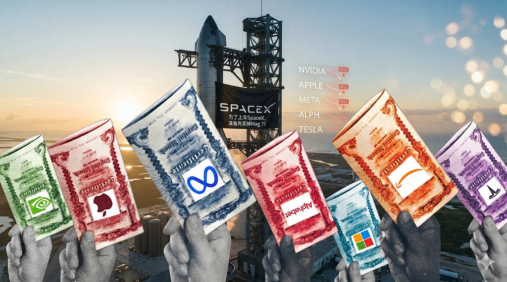 为了上车SpaceX，华尔街准备先卖掉部分Mag 7！（组图） - 1