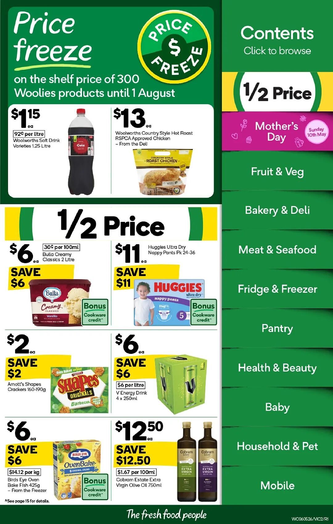 Woolworths 最新折扣目录!Sunrice大米、炒菜油、鱼片半价(组图) - 2
