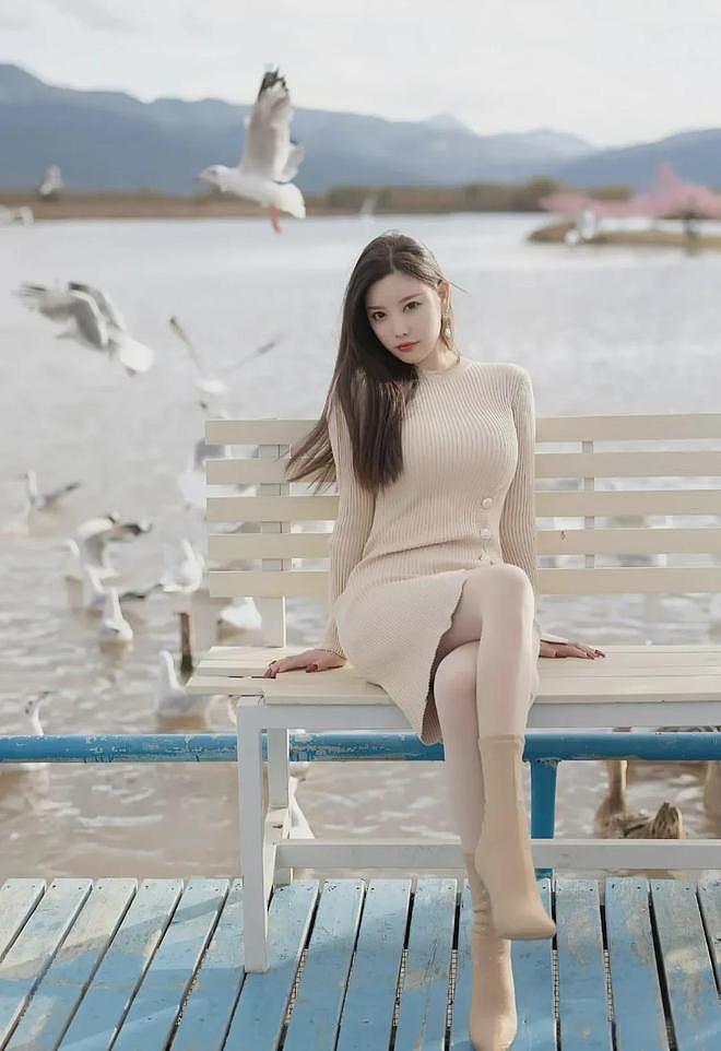 【美女】这身材绝了，蜜桃臀、大长腿搭配肉丝+包臀裙，谁能顶得住啊！（组图） - 13