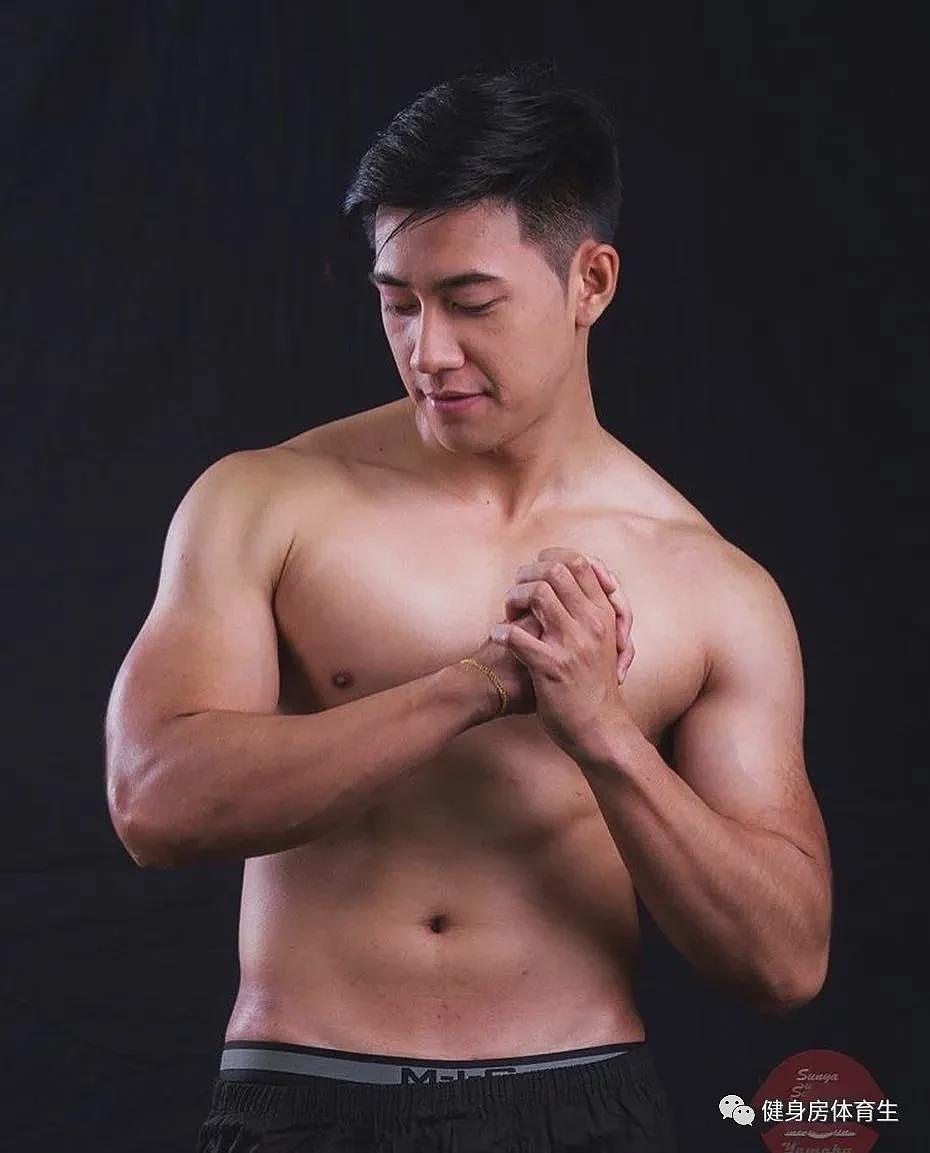 【帅哥】肉壮健身肌肉男，国民帅哥真可 - 10