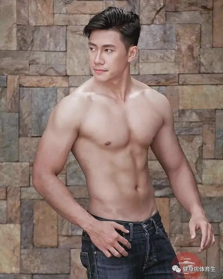 【帅哥】肉壮健身肌肉男，国民帅哥真可 - 8
