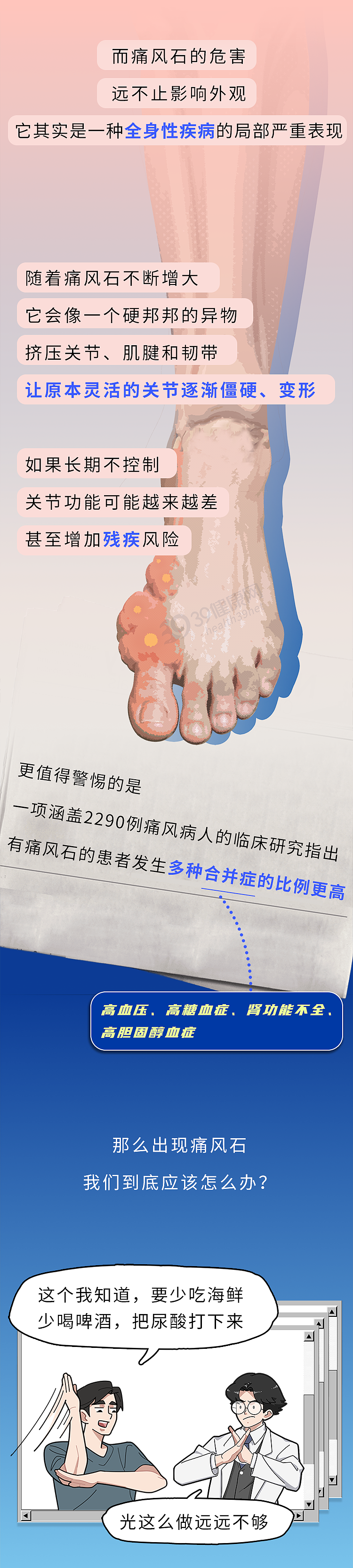 【健康】以为痛风只是脚趾痛?当心关节长满“石头”,彻底报废!(组图) - 4