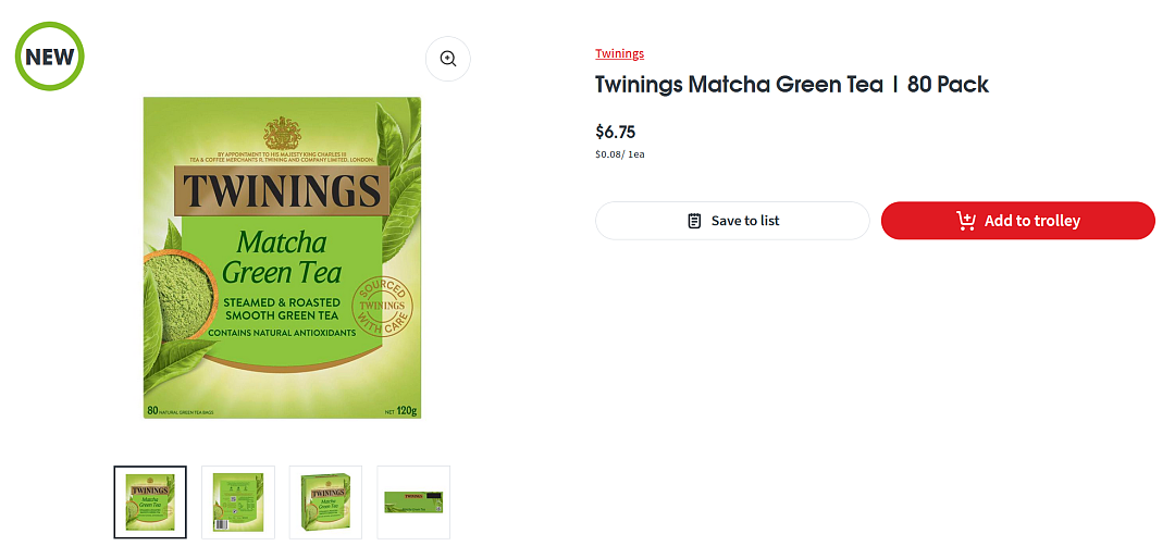Twinings新品 抹茶绿茶包来了!【超市】Woolworths & Coles 近期优惠集锦(组图) - 3