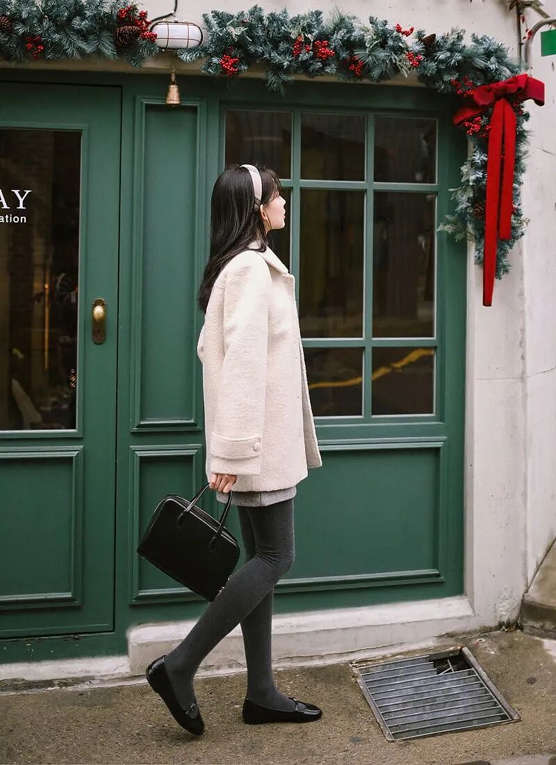 冬天也想穿裙子！附不同温度的穿搭公式（组图） - 94